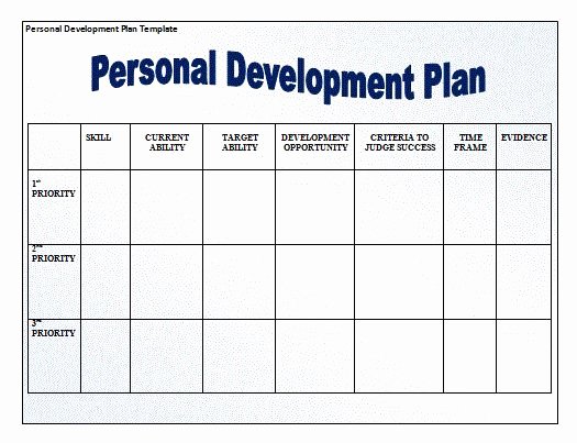 Training and Development Plan Template Fresh for Those that are Looking to Develop Grow as People