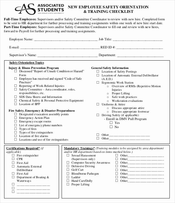 Training Checklist Template Excel Best Of Training Checklist Template 19 Free Word Excel Pdf