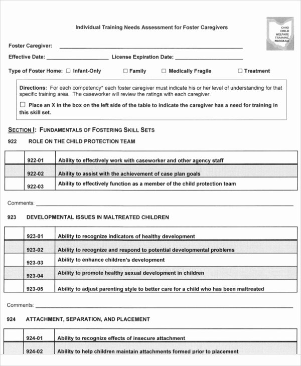 Training Needs Survey Inspirational 32 Free Needs assessment Templates