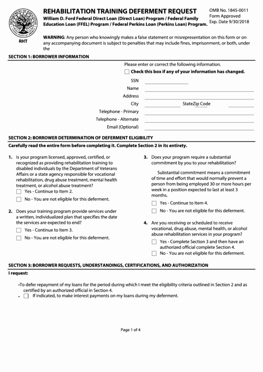 Training Request form Template Best Of Rehabilitation Training Deferment Request form Printable