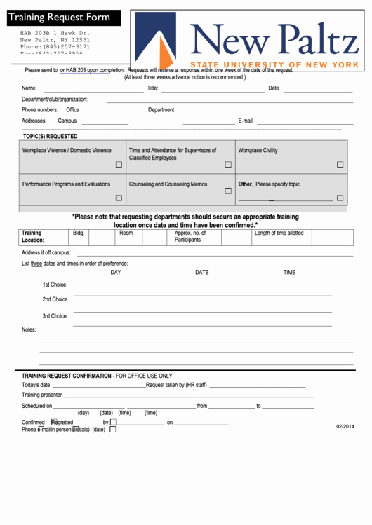 Training Request form Template Elegant top 16 Training Request form Templates Free to In