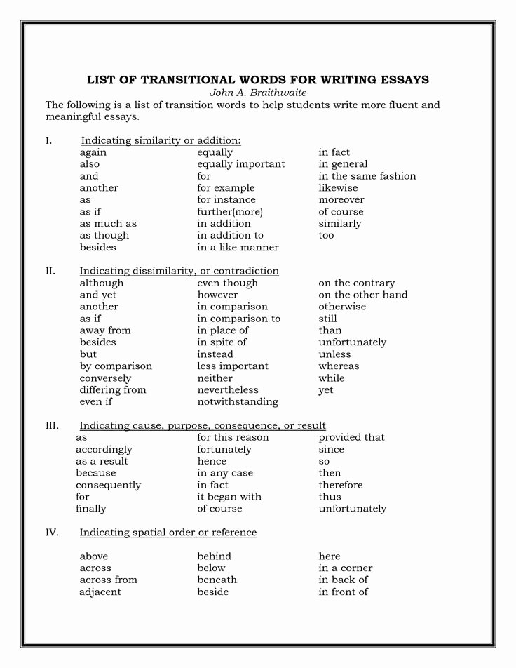 Transitions for Cause and Effect Beautiful Best 25 Transition Words for Essays Ideas On Pinterest