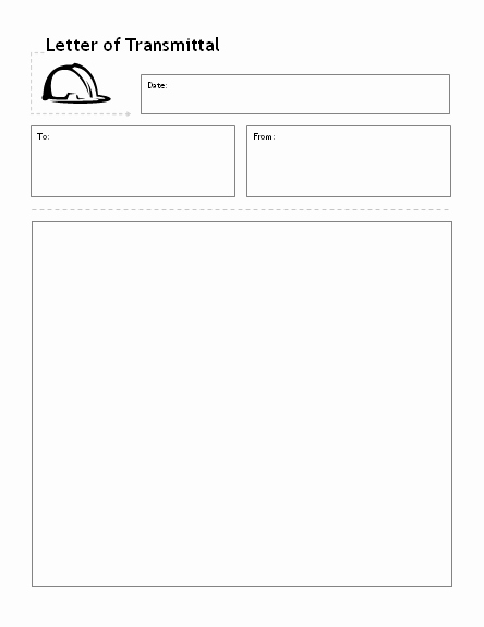 Transmittal form Templates Fresh Letter Of Transmittal