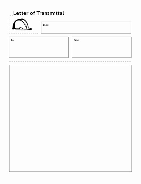 Transmittal form Templates Fresh Letter Of Transmittal