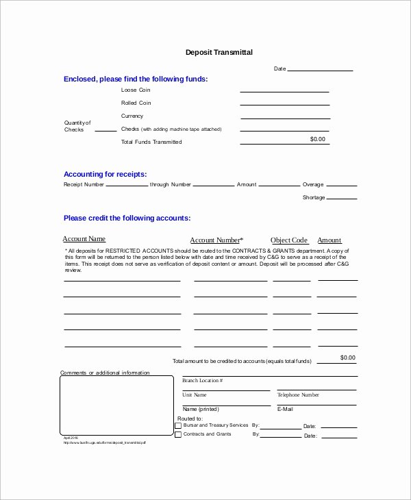 Transmittal form Templates New Sample Transmittal form 9 Examples In Pdf