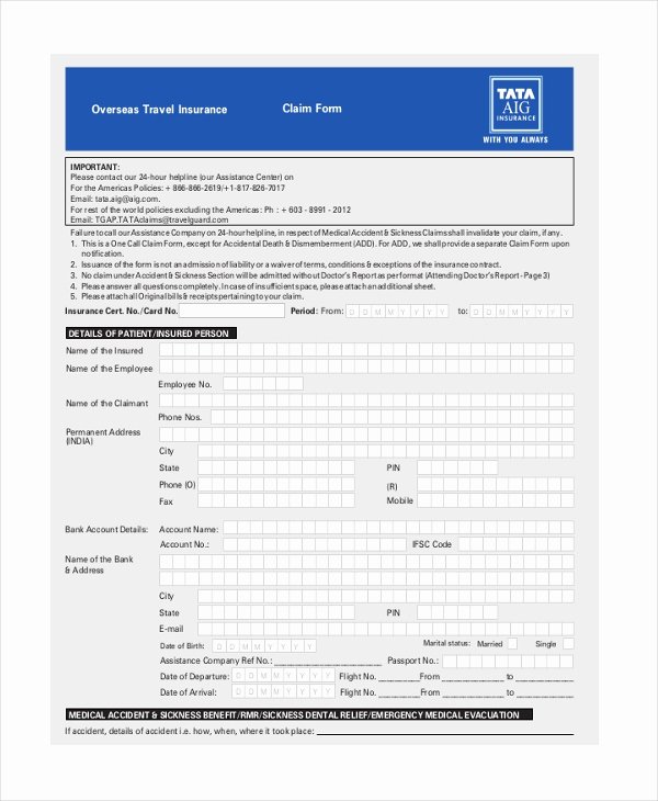 Travel Claim form Best Of Sample Travel Claim form 10 Free Documents In Pdf Doc