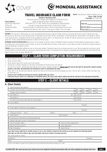 Travel Claim form Inspirational Seniors Travel Insurance Medical Declaration form Under