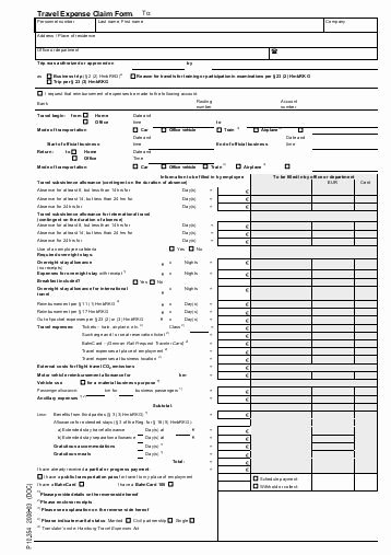 Travel Claim form Inspirational Travel and Expenses Guidance and Claim form south Thames