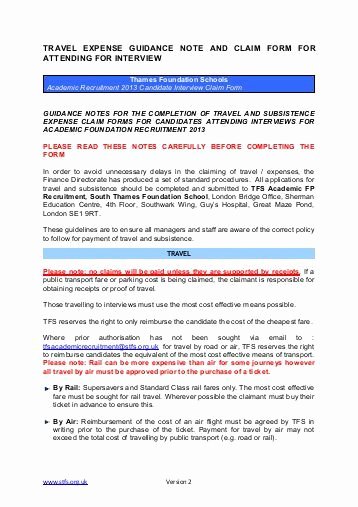 Travel Claim form Luxury Staff Expenses Claim form