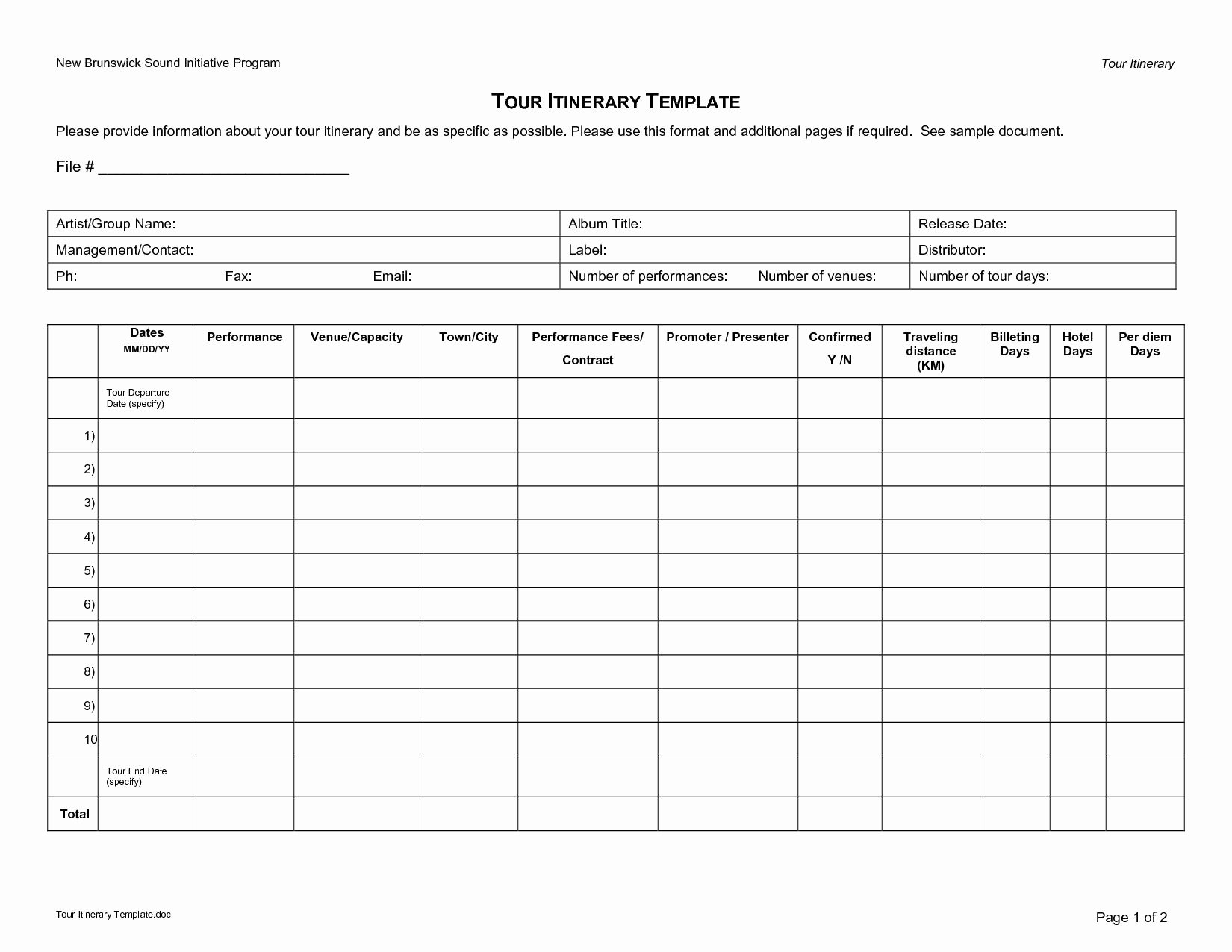 Travel Schedule Template Inspirational 4 Excel Vacation Itinerary Templates Excel Xlts
