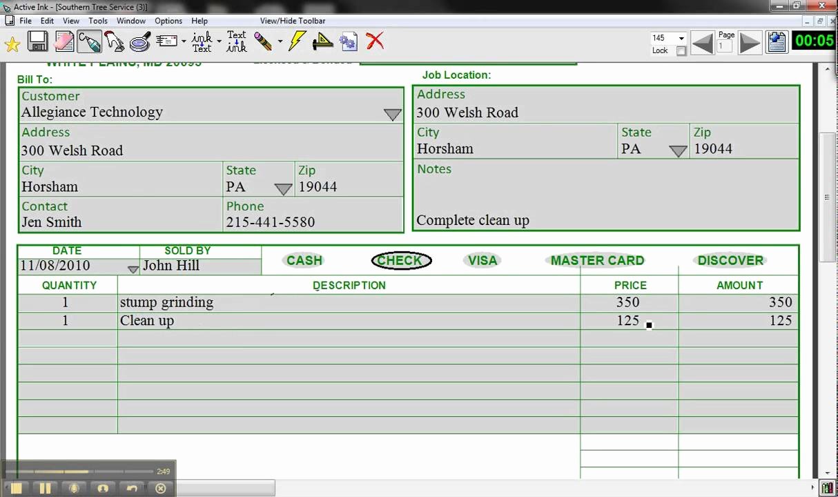 Tree Trimming Estimate Template Lovely Active Ink form by Allegiance Technology southern Tree