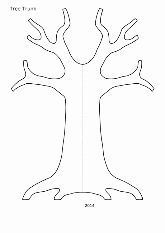 Tree Trunk Template Inspirational Tree Trunk Template Printable Pdf