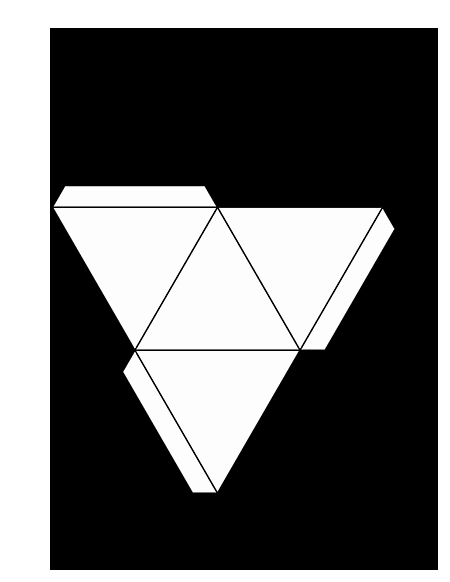 Triangle Foldable Template Beautiful Printable Pyramid Template