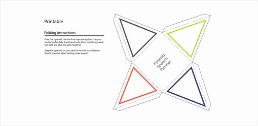 Triangle Foldable Template New Fice 365 Subscriber Templates