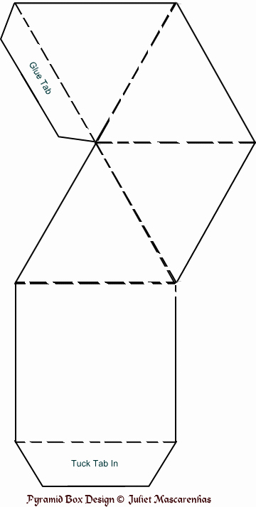 Triangle Foldable Template Unique Paper Pyramid Template Google Search