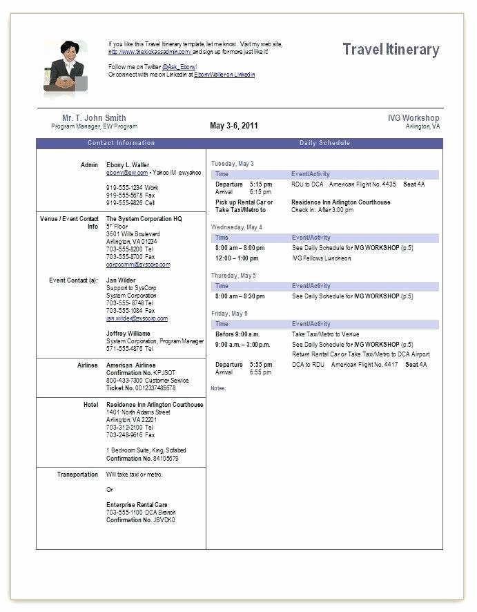 Trip Itinerary Template Google Docs Fresh Best Travel Itinerary Template