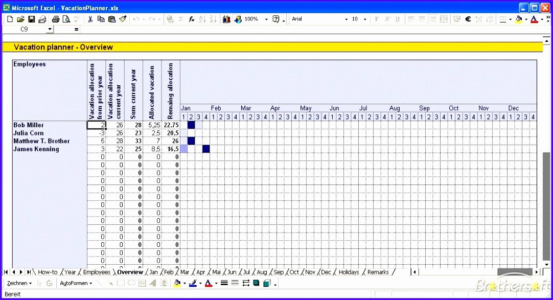 Trip Planner Template Excel Awesome 12 Vacation Calendar Template Excel Exceltemplates