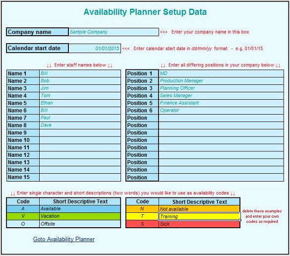 Trip Planner Template Excel Fresh 7 Sample Vacation Plannings