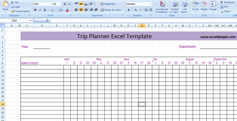 Trip Planner Template Excel Luxury Project Management Expense Tracking Template