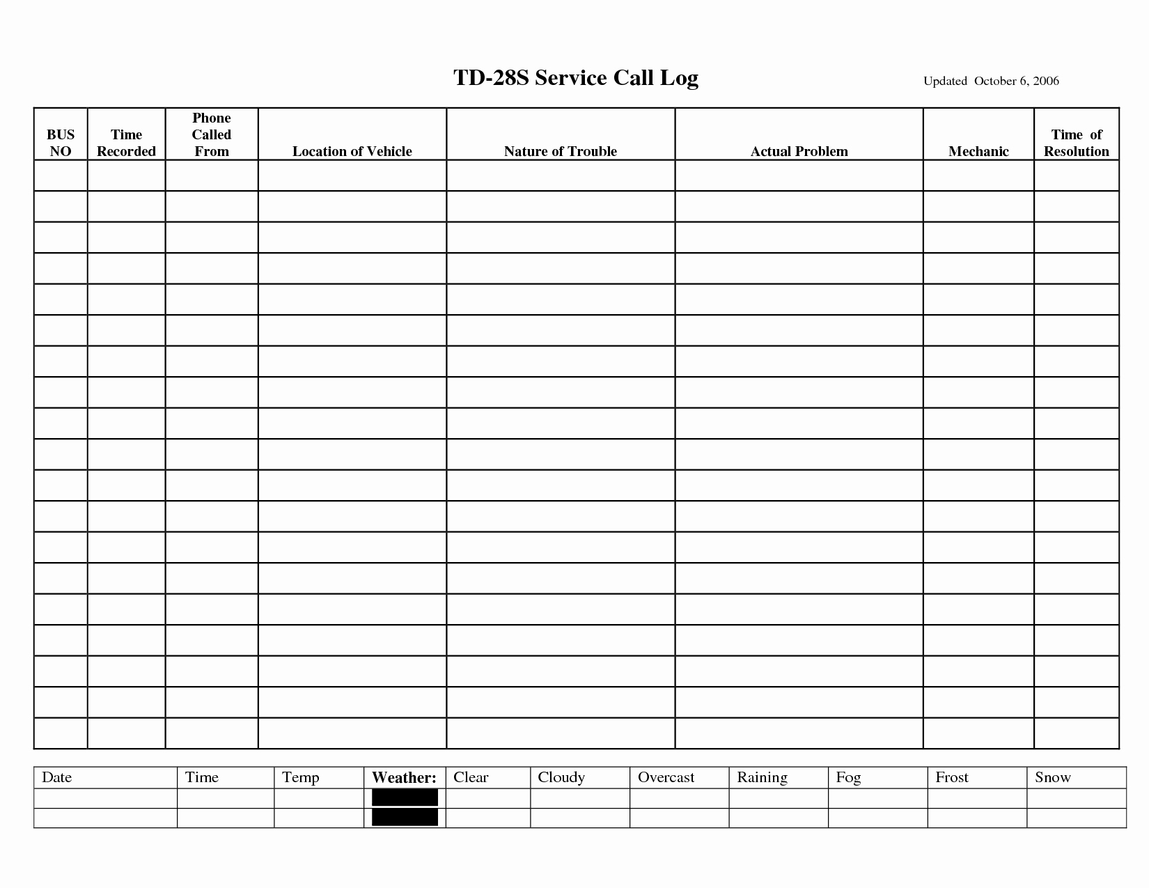 Trip Sheet for Truck Driver Awesome 28 Of Daily Trip Log Template