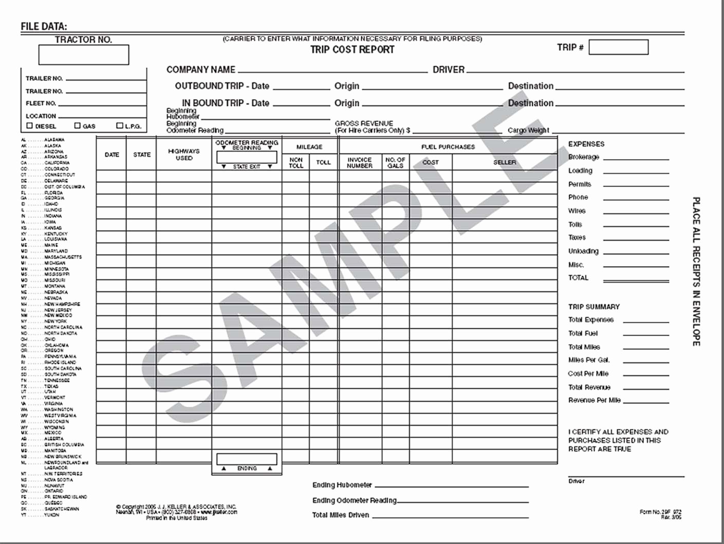 Trip Sheet for Truck Driver Lovely 29 Of Truck Trip Report Template