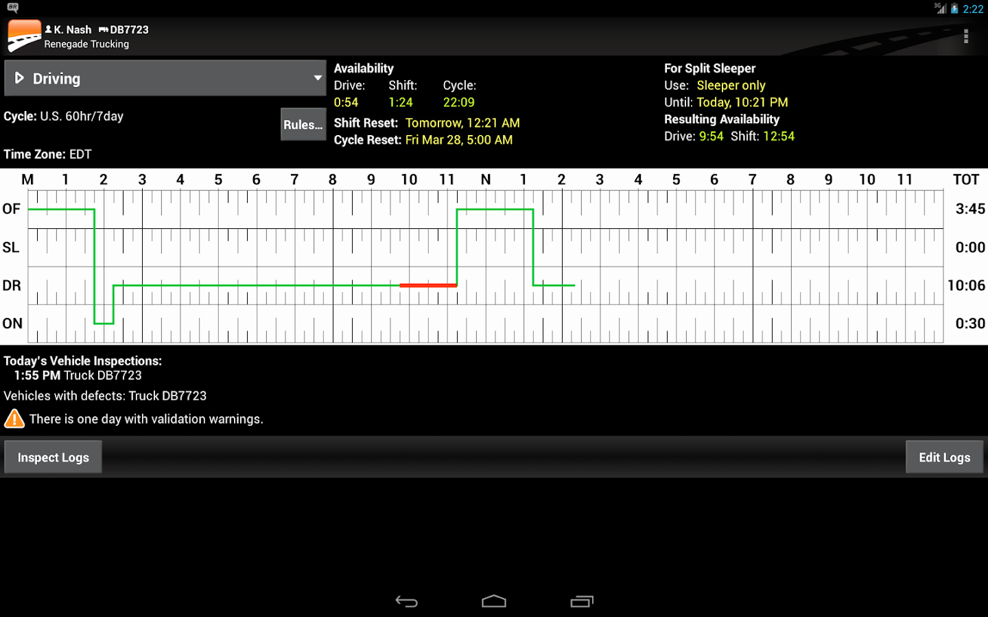 Truck Driver Log Book Excel Template Elegant Bigroad Trucking Logbook App android Apps On Google Play