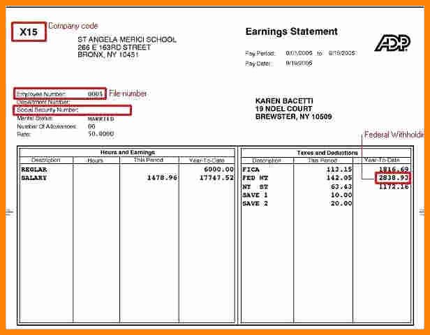 Truck Driver Pay Stub Template Elegant 9 Fake Adp Pay Stubs
