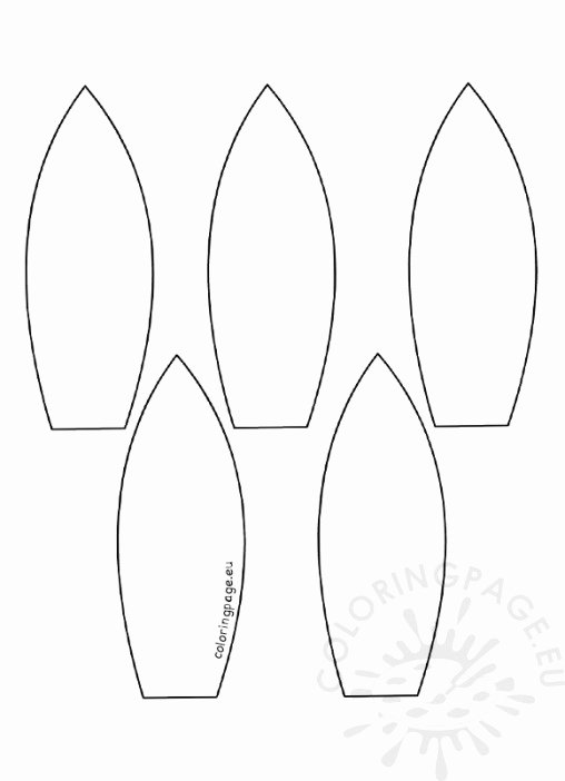 Turkey Feather Template Pattern Printable New Thanksgiving Coloring Page