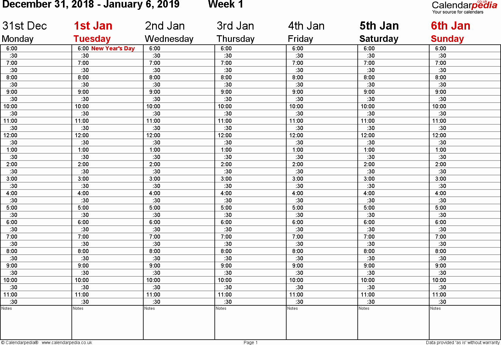 Two Week Calendar Template Fresh Weekly Calendar 2019 Uk Free Printable Templates for Pdf