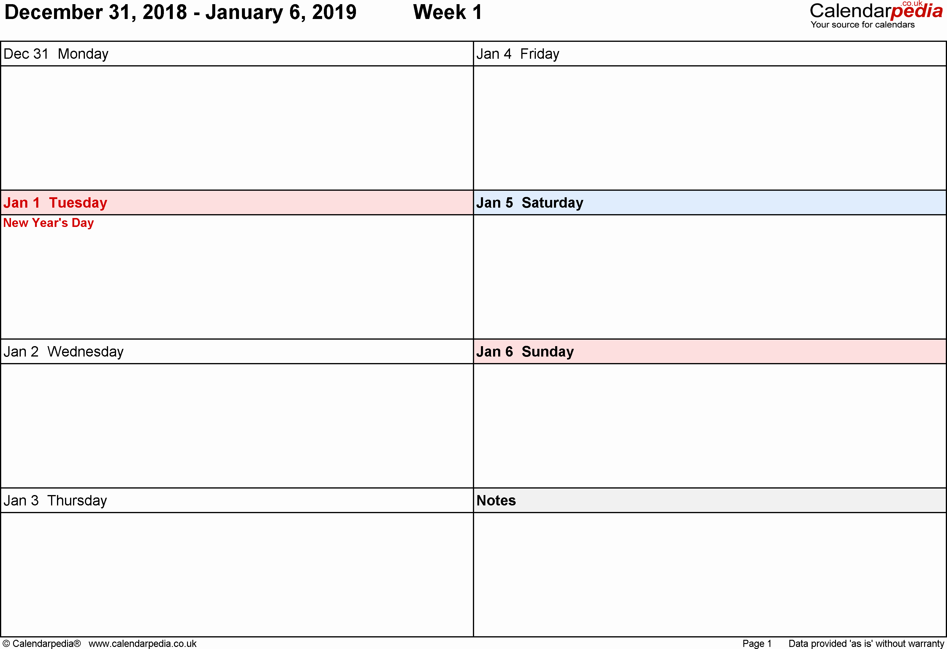 Two Week Calendar Template Luxury Weekly Calendar 2019 Uk Free Printable Templates for Excel