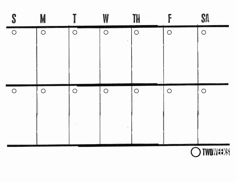 Two Week Calendar Template New Planner Templates Archives Amanda Hawkins