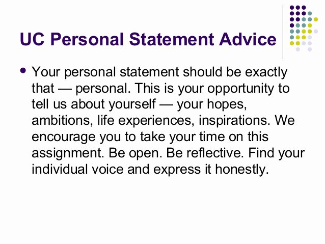 Uc Application Personal Statements Luxury 2013 Tell Your Personal Story Advice for University Of Ca