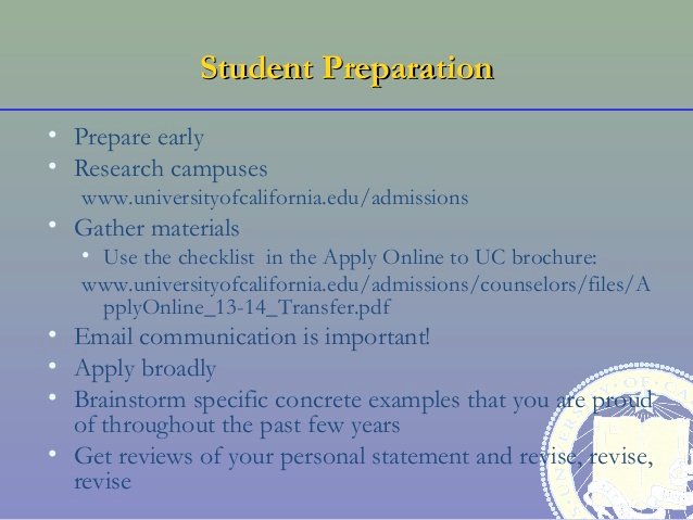 Uc Personal Statement Sample Essays Beautiful Uc Transfer Application &amp; Personal Statement