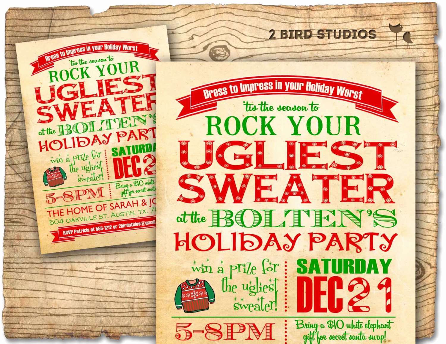 Ugly Sweater Invitation Template Free Best Of Holiday Party Invitation Ugly Sweater Christmas Party