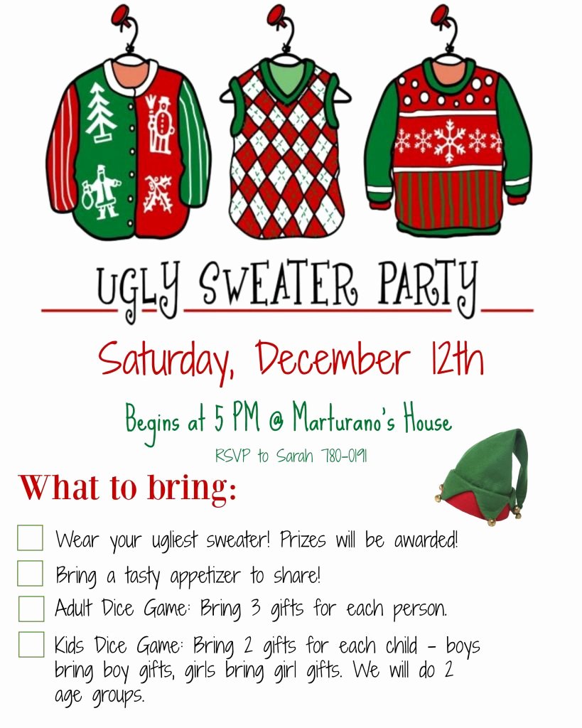 Ugly Sweater Party Invitation Template Free Luxury How to Host An Ugly Christmas Sweater Party Must Have Mom