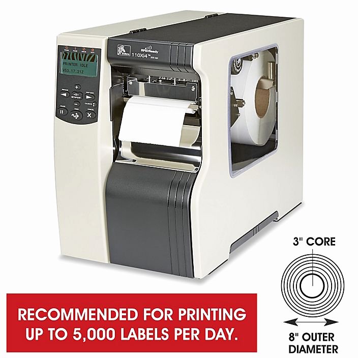 Uline Label Printer Beautiful Zebra 110xi Direct thermal thermal Transfer Printer H 2525