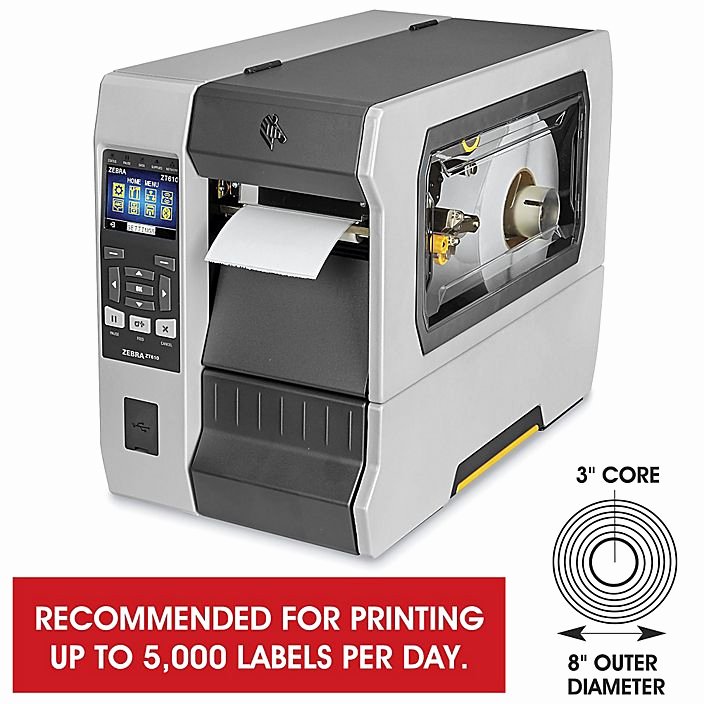 Uline Label Printer Unique Zebra Zt610 Direct thermal thermal Transfer Printer H 7378