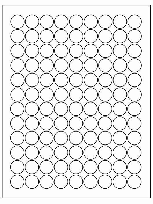 Uline Label Templates Beautiful Uline Removable Circle Laser Labels White 3 4&quot; S