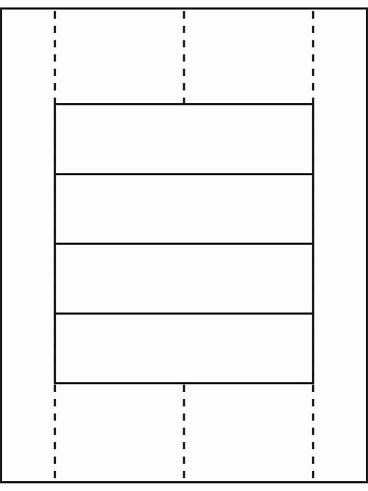 Uline Labels Templates Awesome Insert Cards 2 X 6&quot; S 7700 Uline