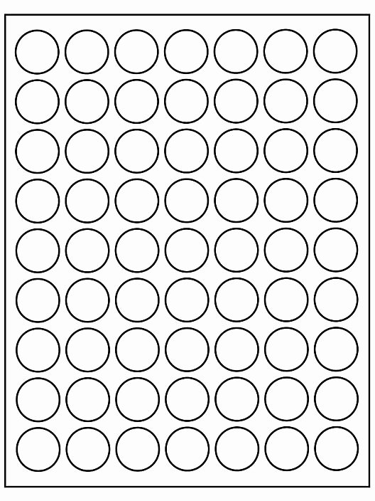 Uline Labels Templates Fresh Uline Removable Circle Laser Labels White 1&quot; S