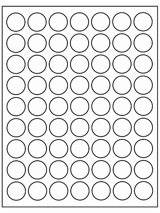 Uline Labels Templates Fresh Uline Removable Circle Laser Labels White 1&quot; S