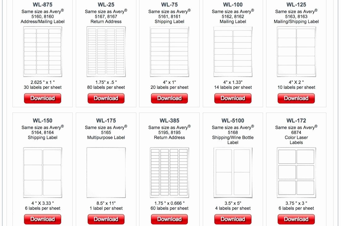 Uline Labels Templates