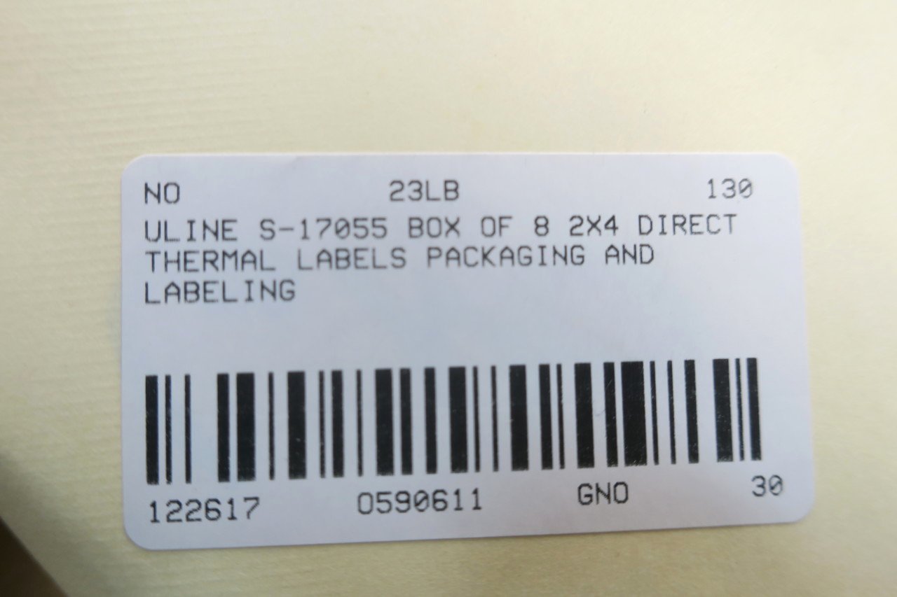 Uline thermal Labels Awesome Box Of 8 Uline S 2x4 Direct thermal Labels D