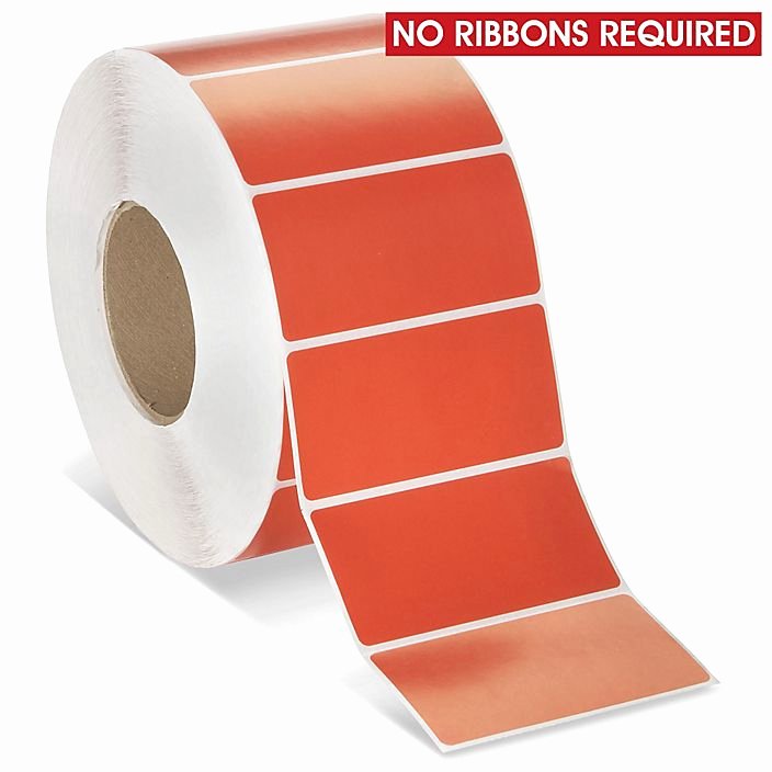 Uline thermal Labels Fresh Industrial Direct thermal Labels Red 4 X 2&quot; S R