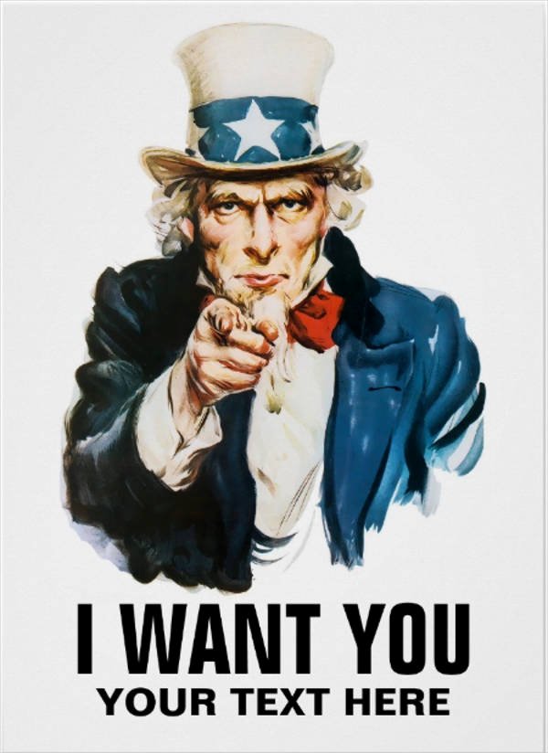 Uncle Sam Wants You Template Awesome 30 Downloadable Wanted Posters