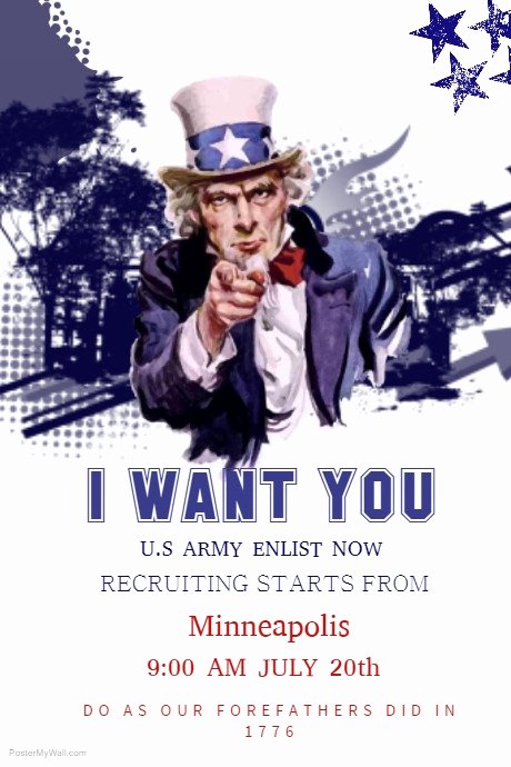 Uncle Sam Wants You Template Luxury Uncle Sam Poster Template Inspirational 10 Best Wanted