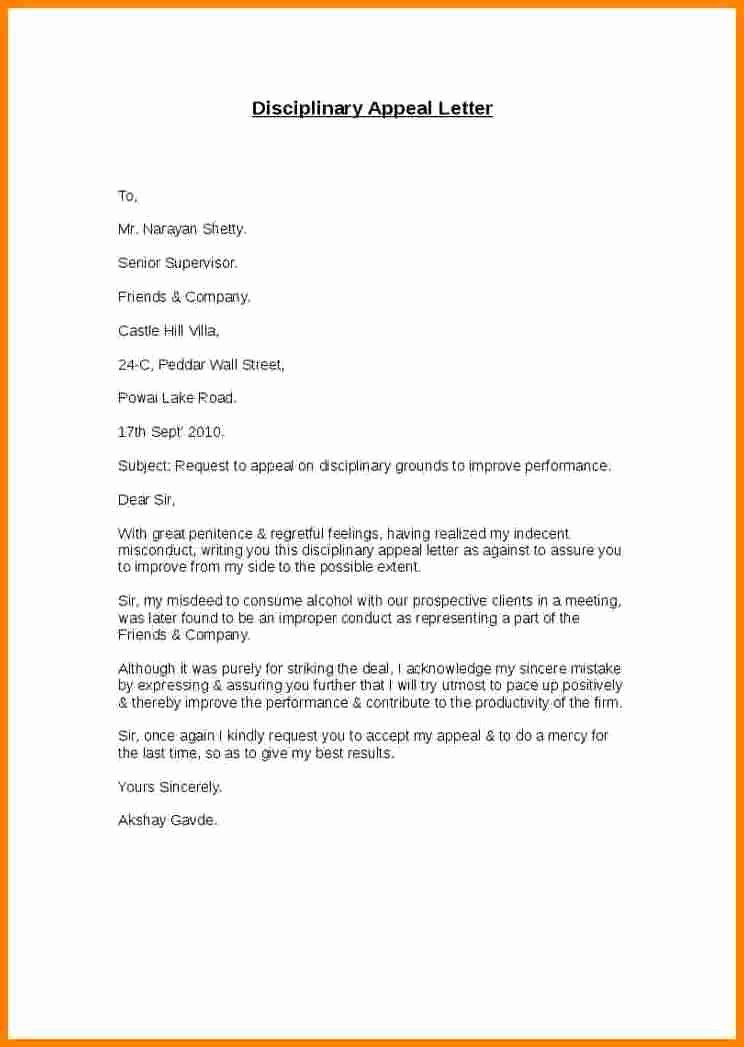 Unemployment Letter Template New 8 Sample Appeal Letter for Unemployment Denial