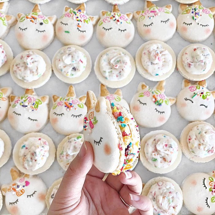 Unicorn Macaron Template Fresh Unicorn Macarons are the Most Magical Dessert Ever