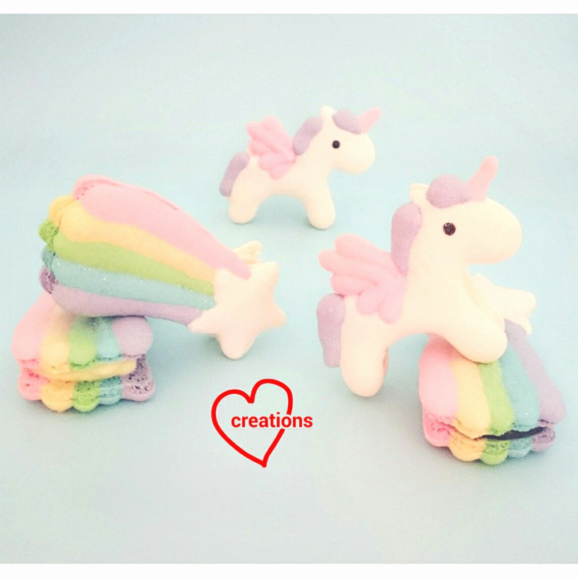 Unicorn Macaron Template Luxury Loving Creations for You Unicorn and Shooting Star Macarons