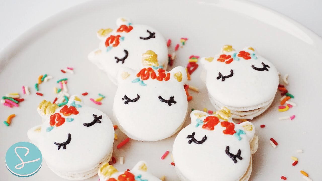 Unicorn Macaron Template Unique Unicorn Macarons Tutorial Sumopocky